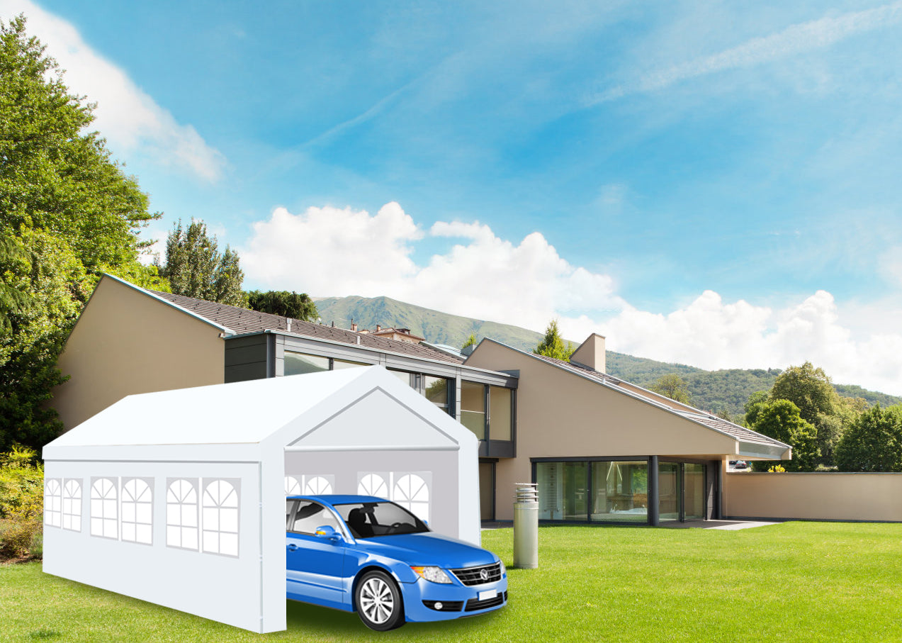 Moser 10'x20' Party Tent and Carport - White