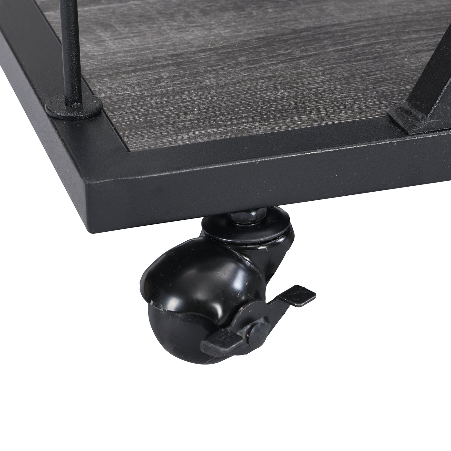 Sync Industrial Bar Cart - Black & Gray