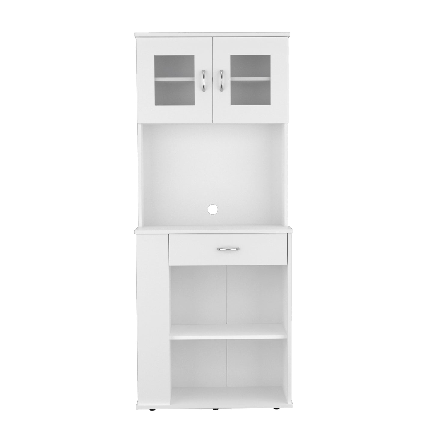 Hopkins 1-Drawer 3-Shelf Pantry Cabinet - White