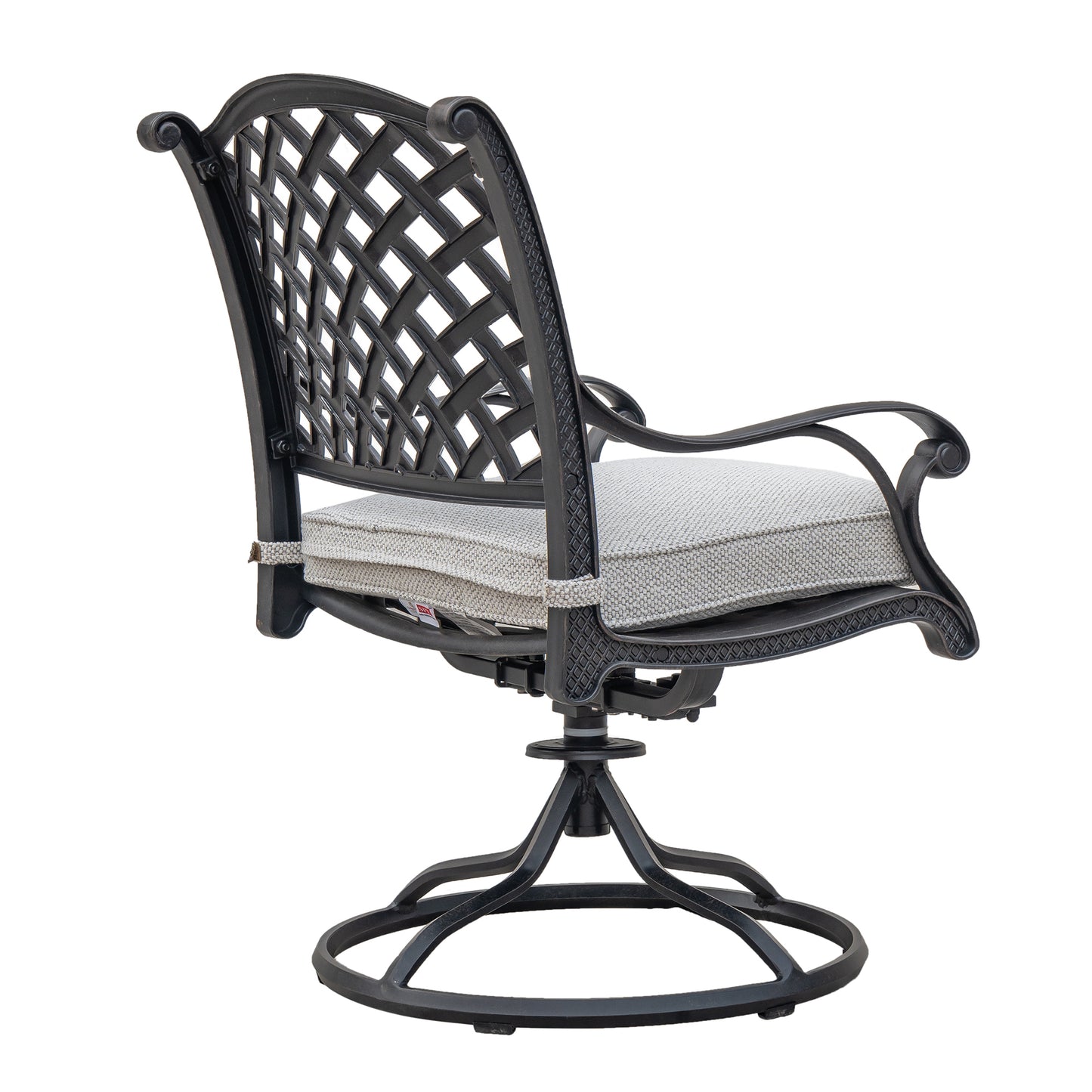 Kowa Outdoor Dining Swivel Rockers with Cushions (Set of 2)