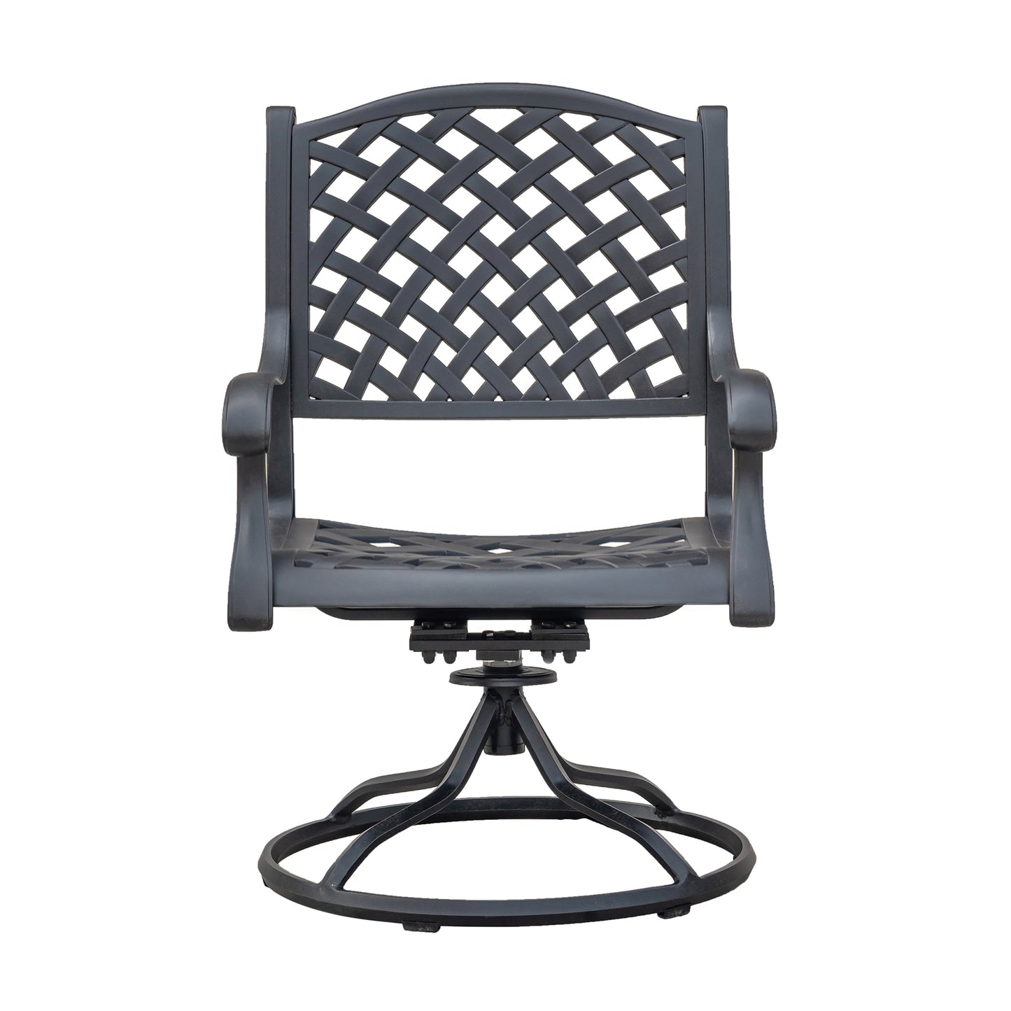Kowa Outdoor Dining Swivel Rockers with Cushions (Set of 2)