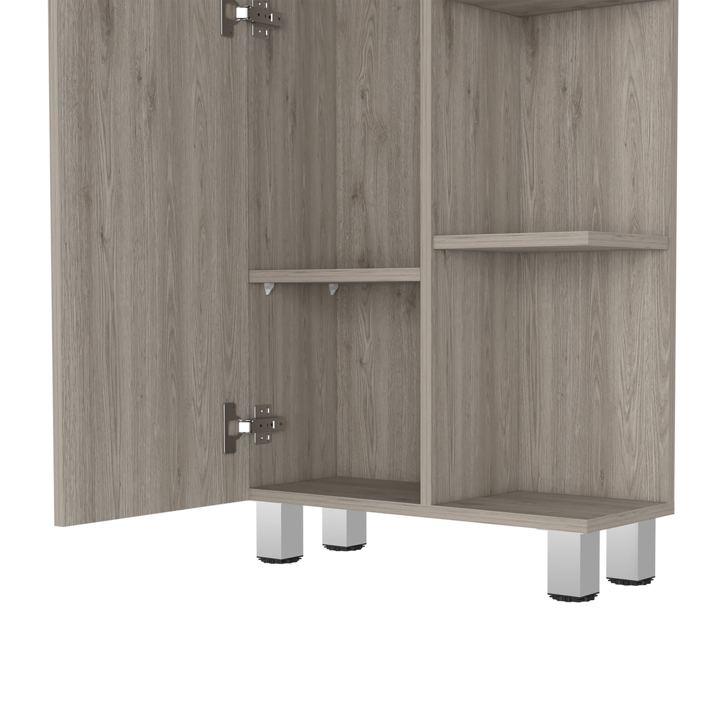 Cio Single Door Cabinet - Light Gray
