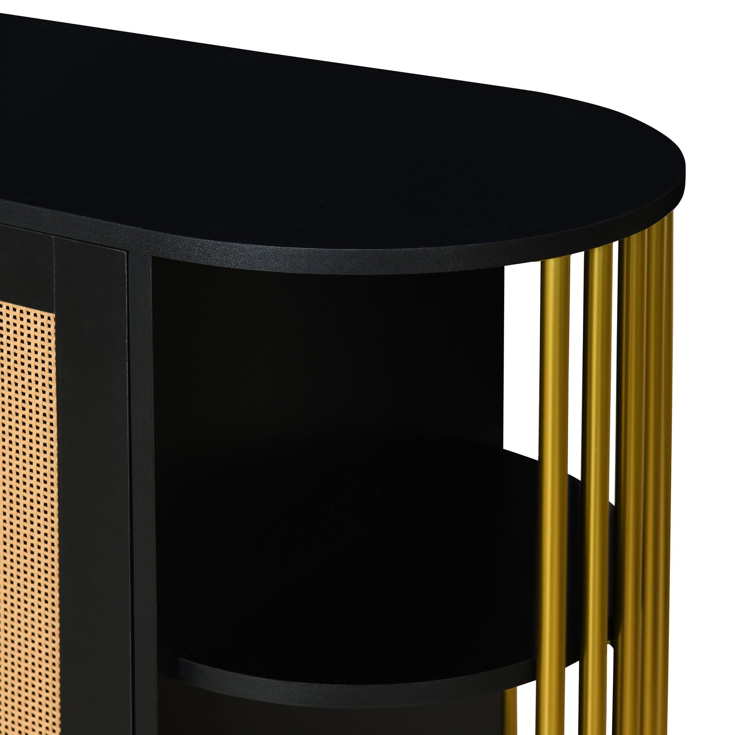 Amari 2- Rattan Door - Black