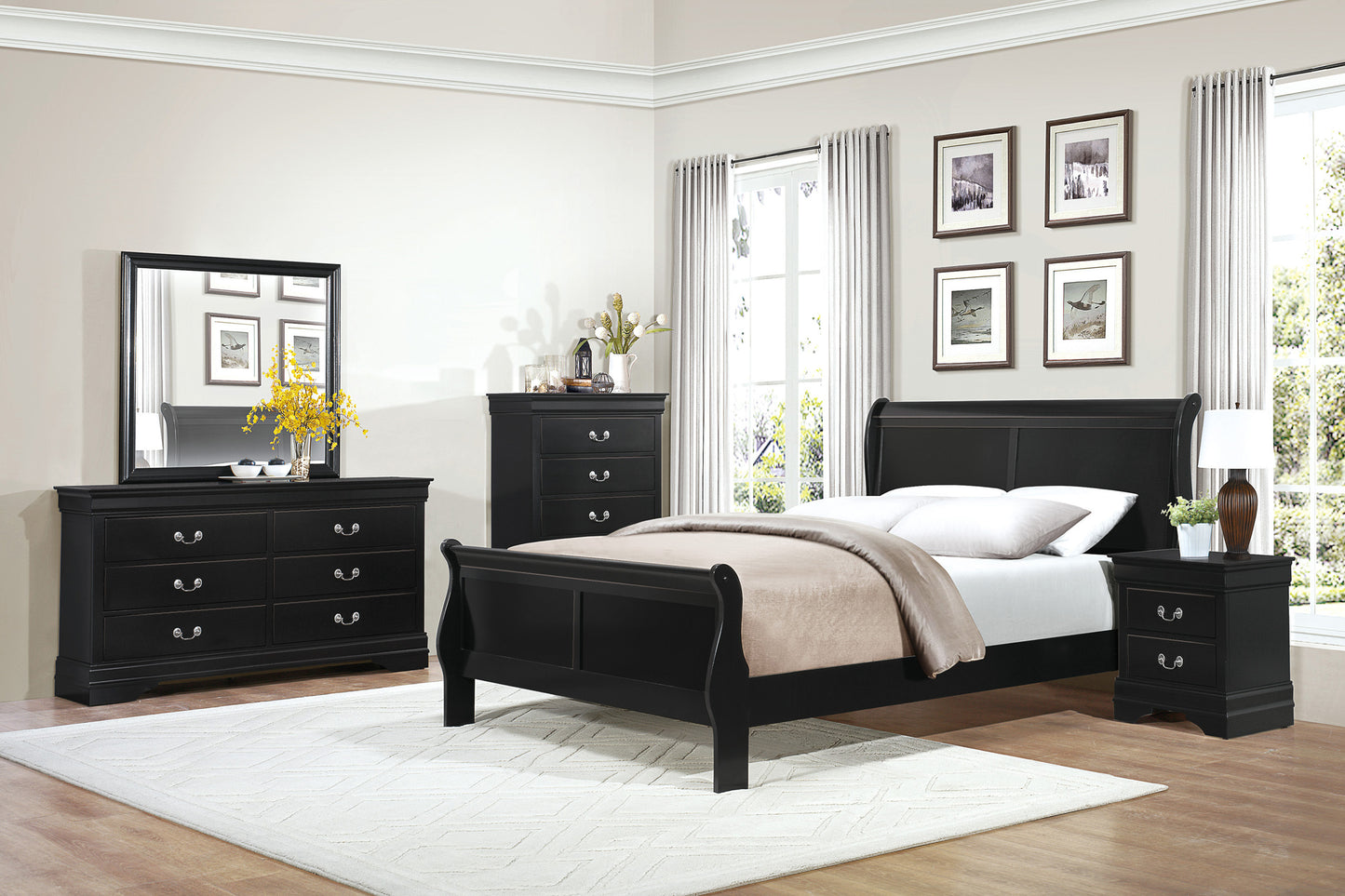 Quaint Nightstand - Black