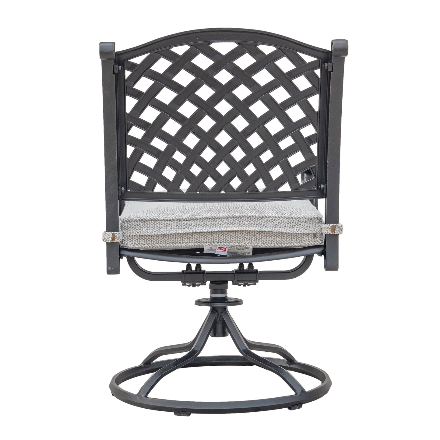 Kowa Outdoor Dining Swivel Rockers with Cushions (Set of 2)