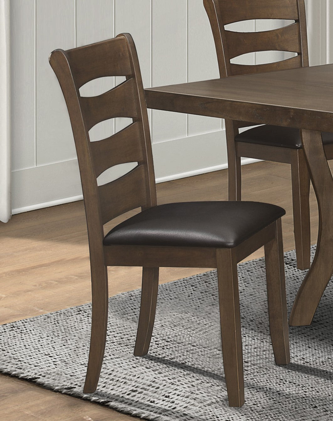 Fabio Dining Chair (Set of 2)- Brown