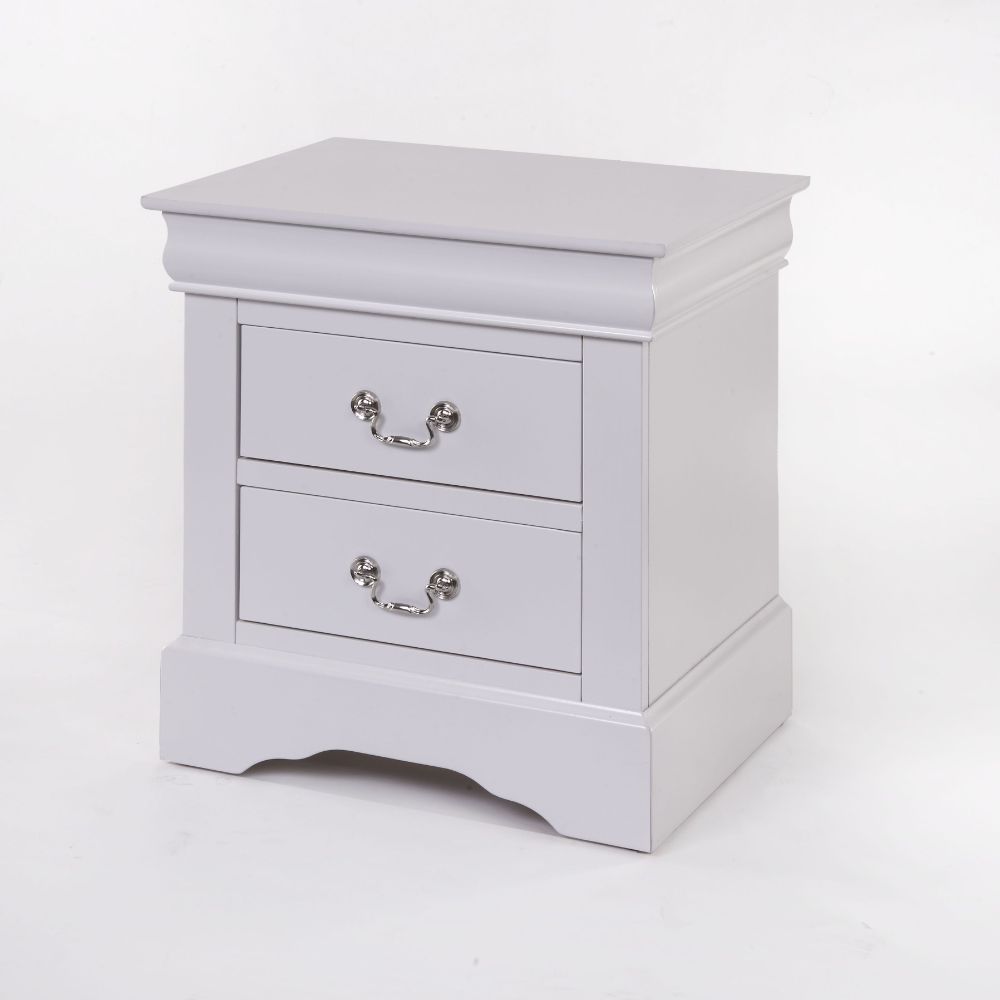 Louis Philippe III Nightstand - White 2
