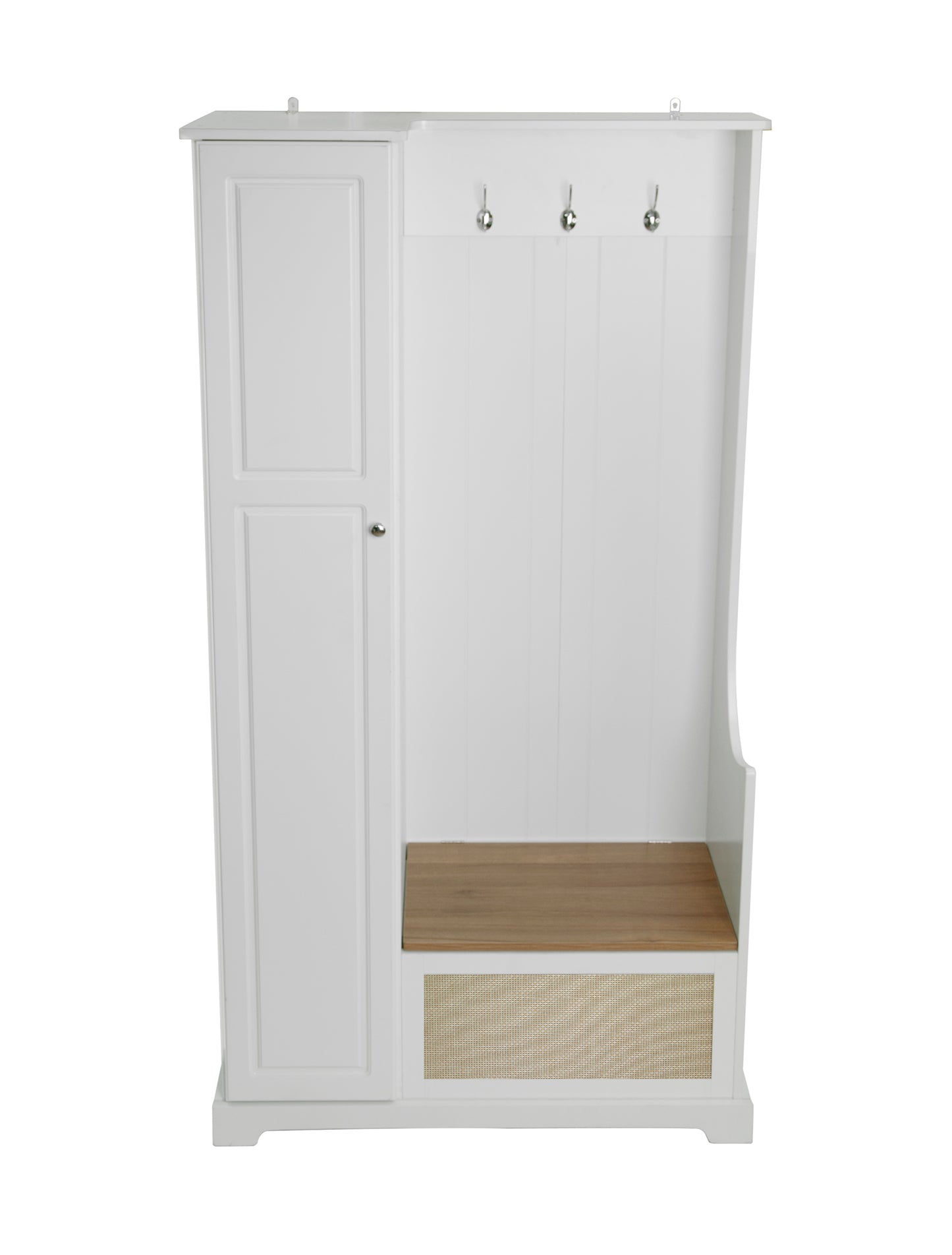 Tero 1 Door Closet - White