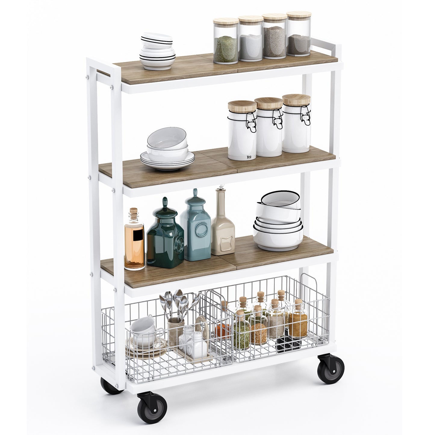 Urban 4-Tier Kitchen Carts