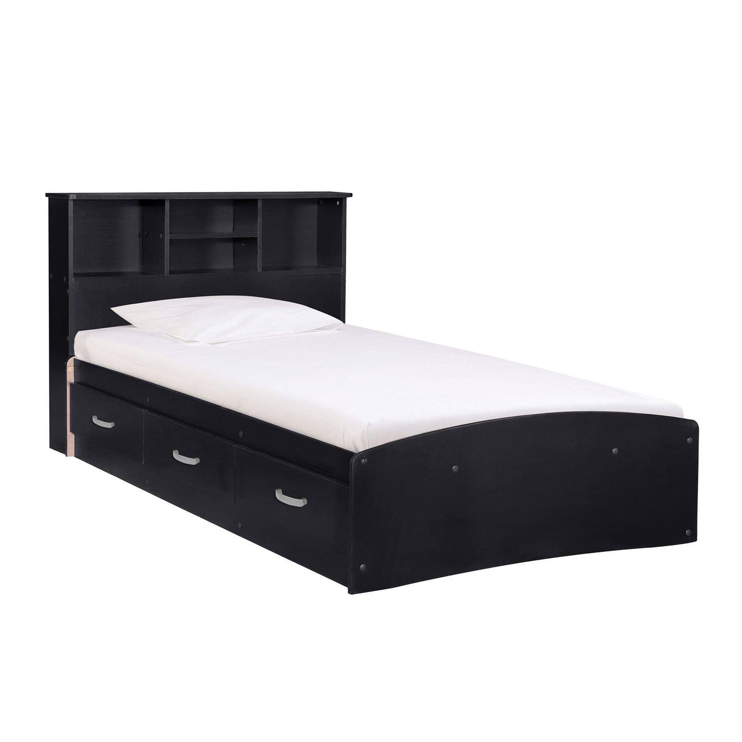 Go Green Woods California Wooden Twin Captains Bed