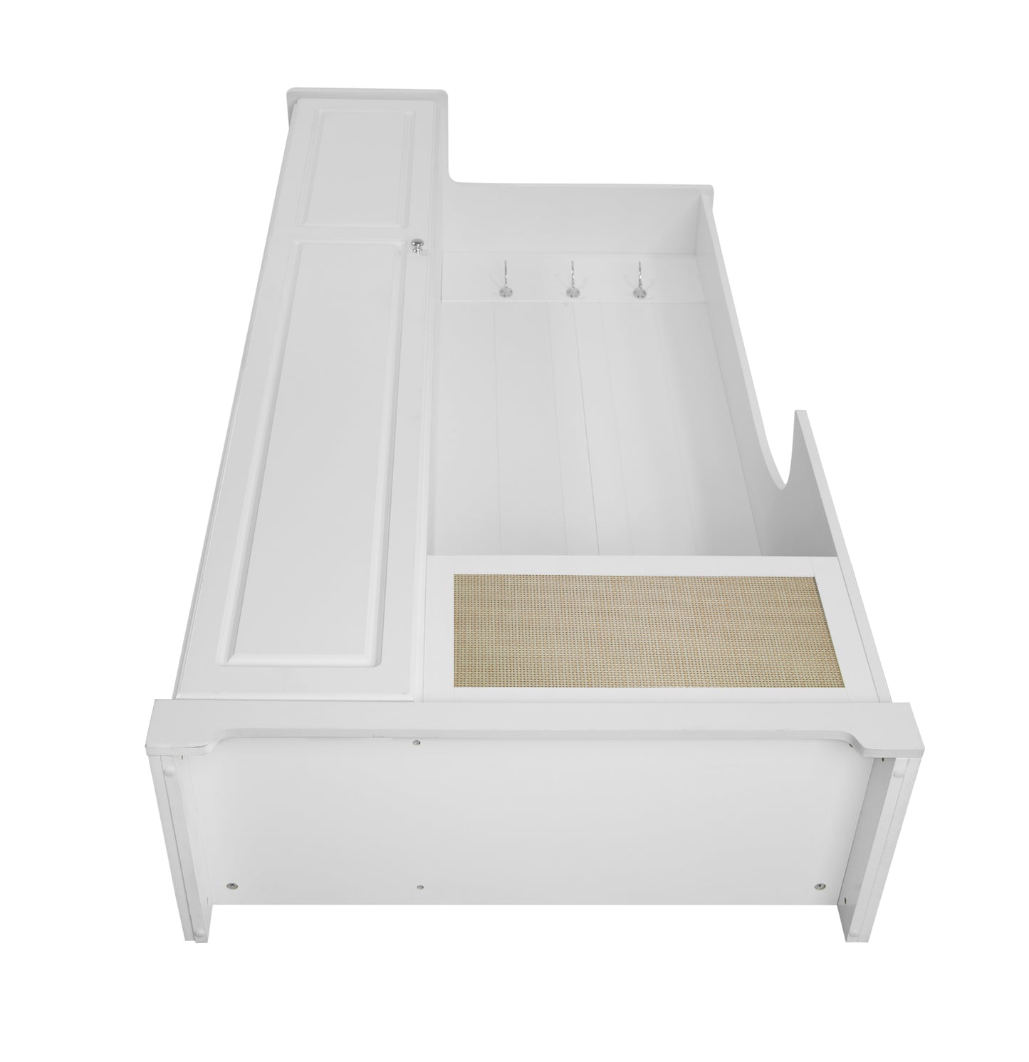 Tero 1 Door Closet - White