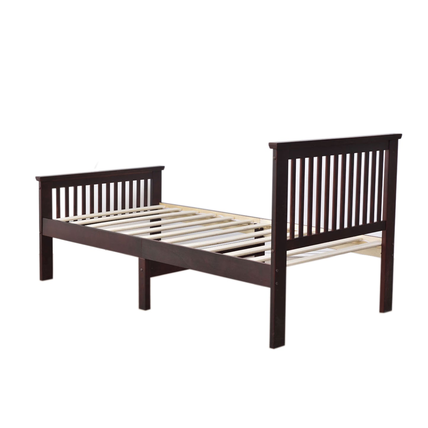 Go Green Woods Jassmine Solid Wood Platform Pine Twin Bed