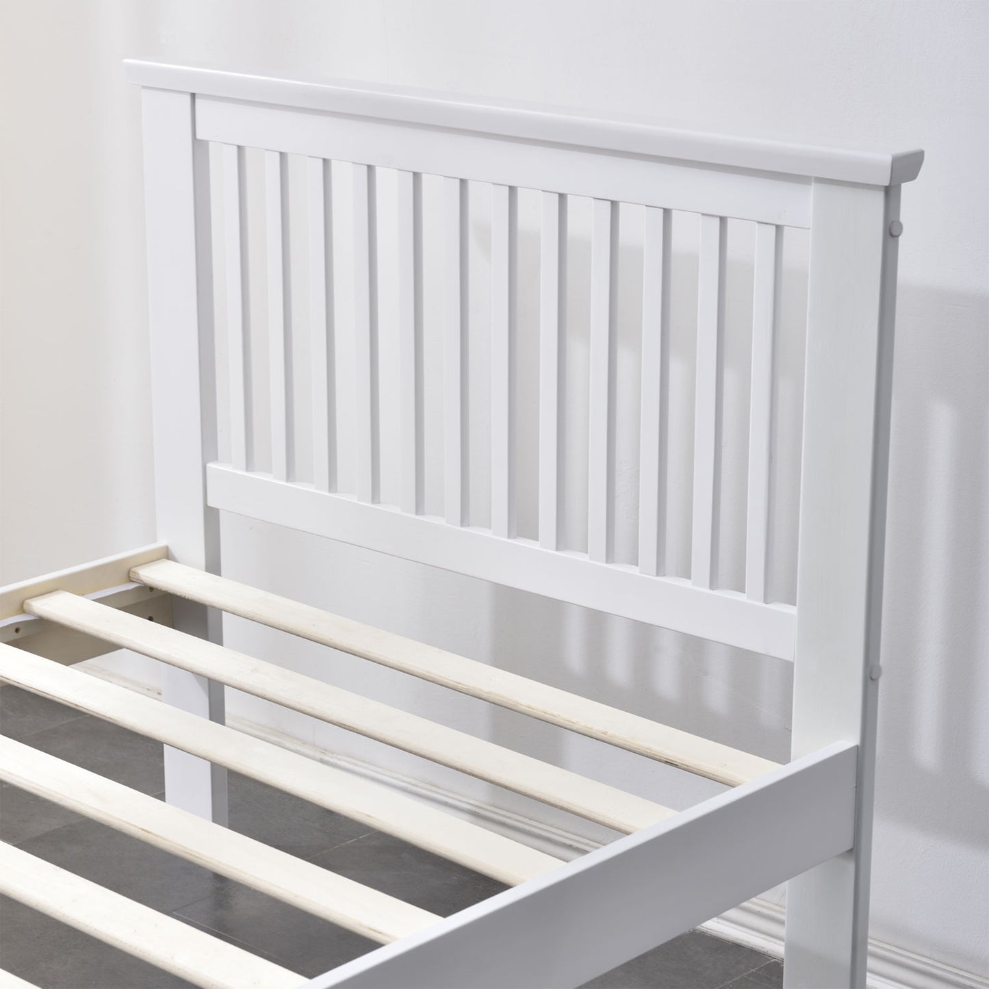 Go Green Woods Jassmine Solid Wood Platform Pine Twin Bed