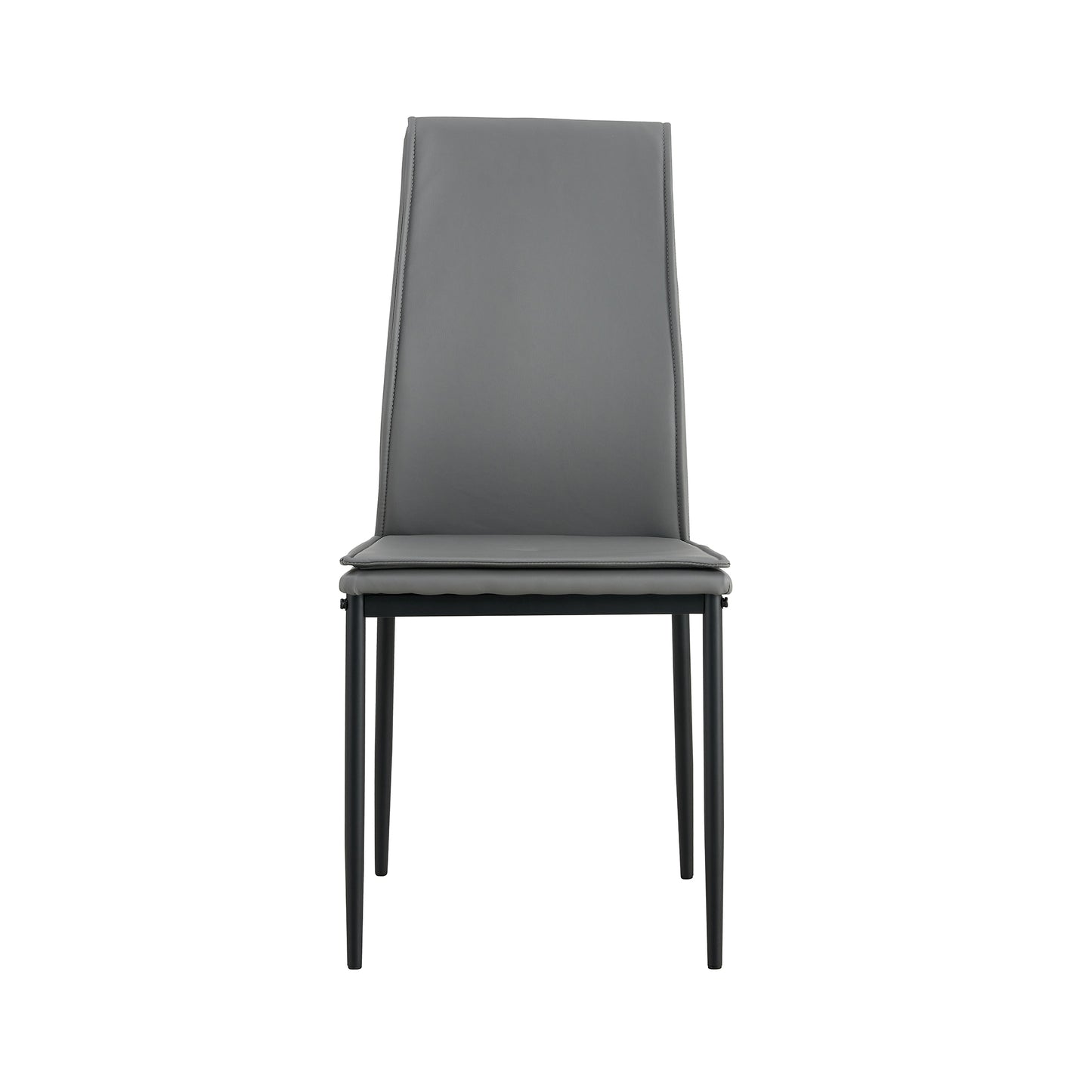 Wester Dining Chairs with Metal Leg (Set of 4) - Gray