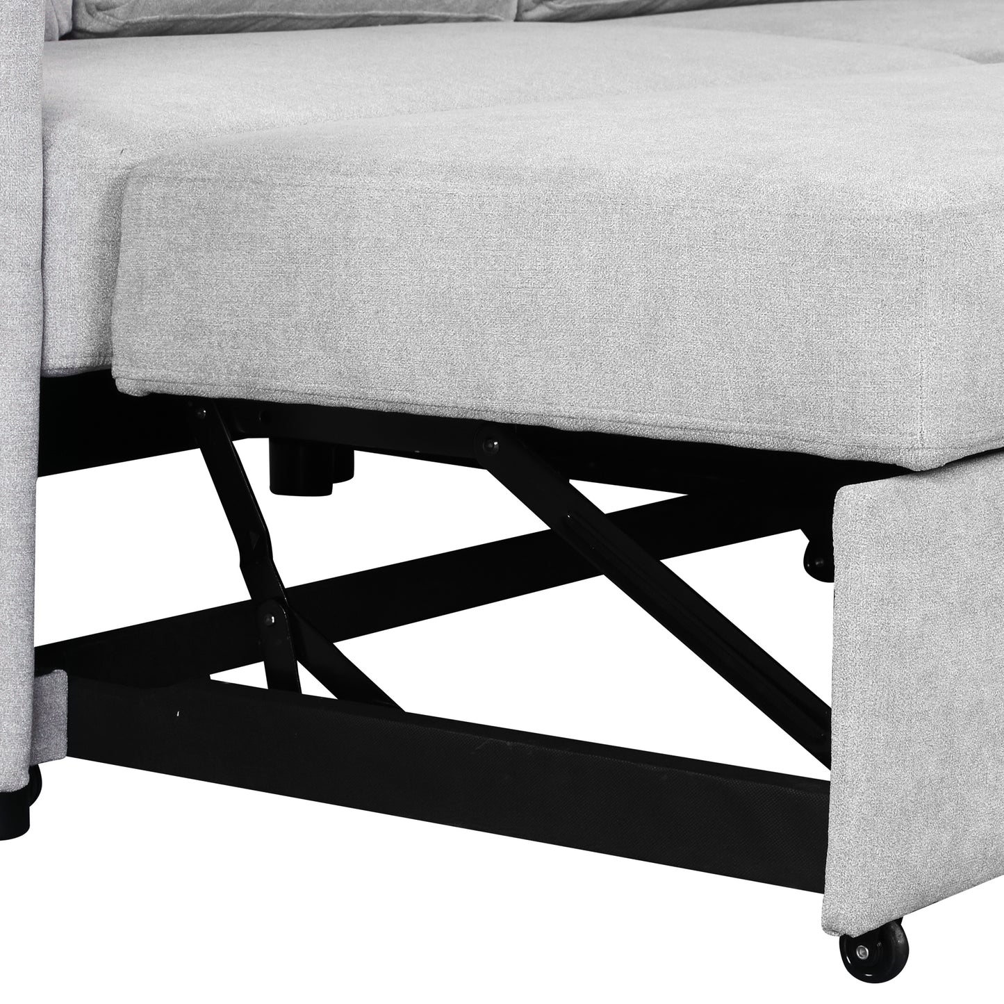 Otto Convertible Sleeper Sofa Bed W Storage - Gray