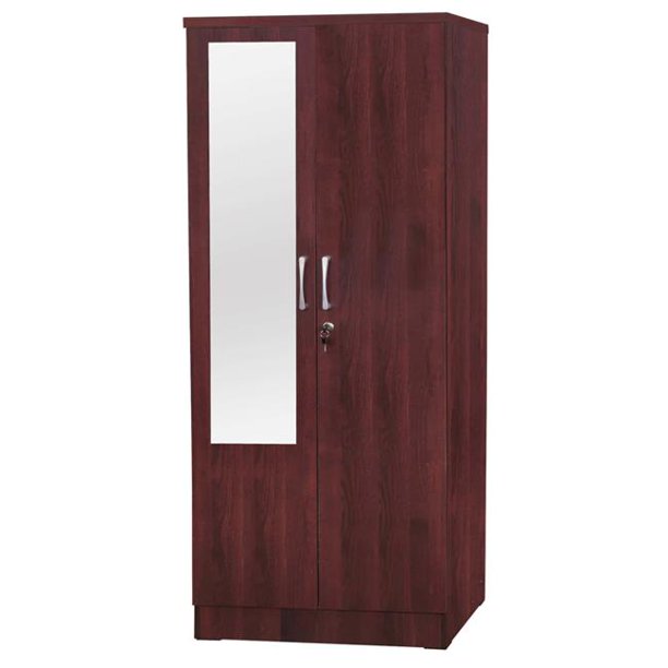 Go Green Woods Harmony Two Door Armoire Wardrobe with Mirror Beech