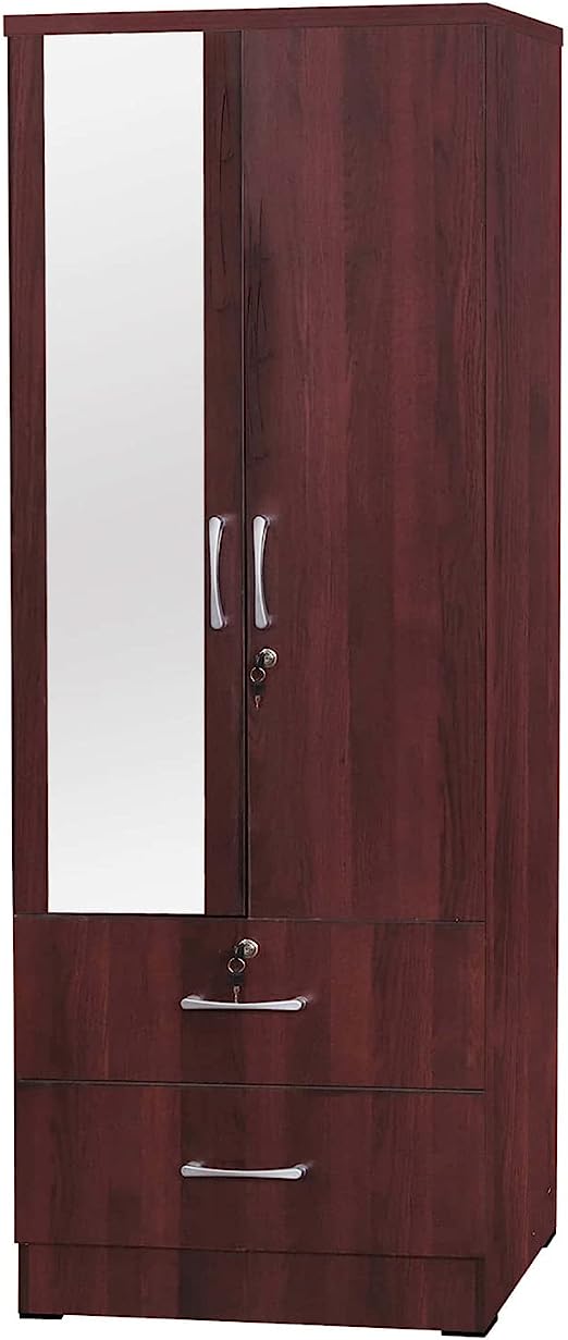 Go Green Woods Grace Armoire Wardrobe with Mirror & Drawers