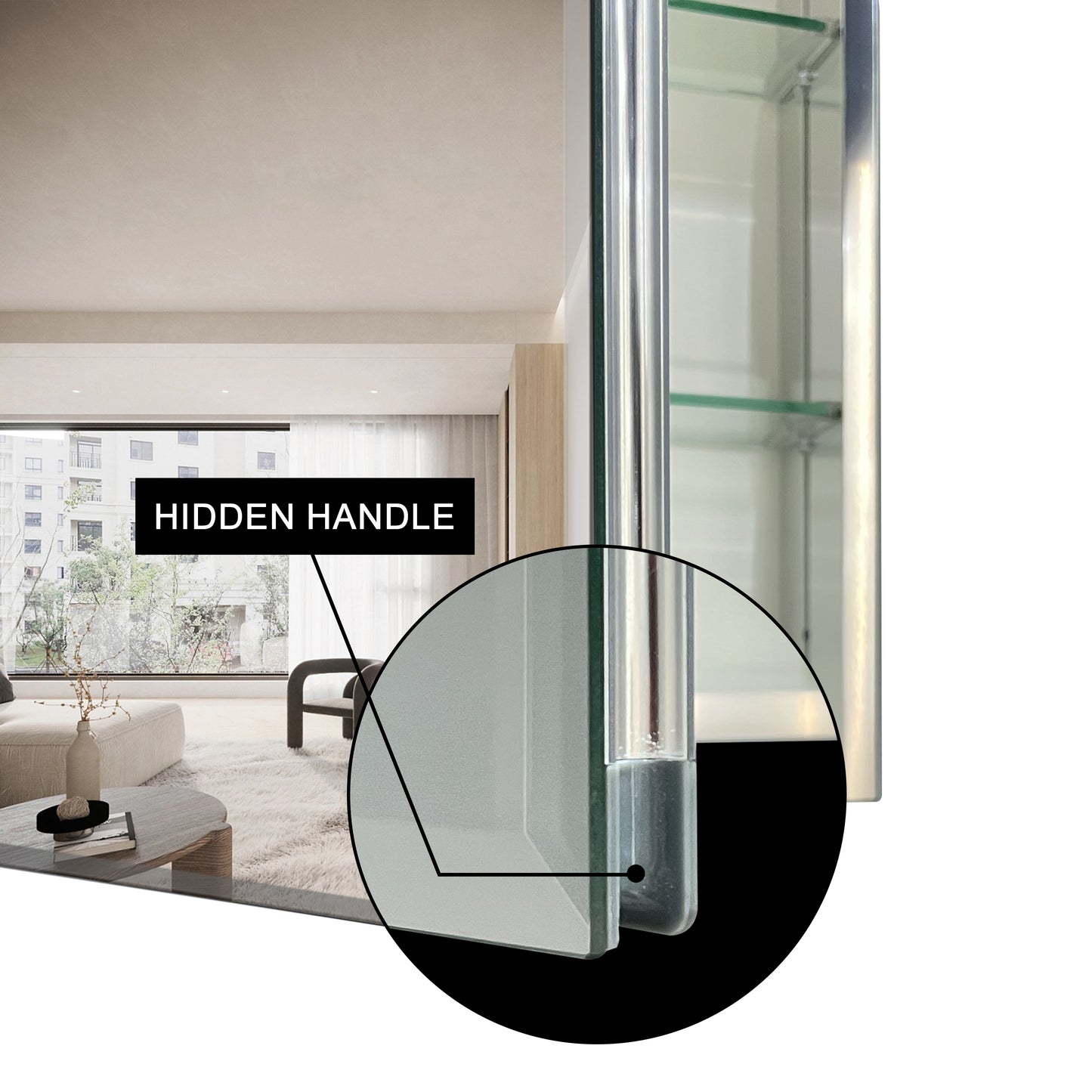 Maximizer Medicine Cabinet with Mirror bathroom