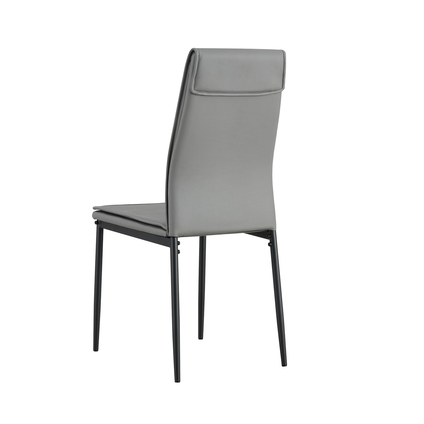 Wester Dining Chairs with Metal Leg (Set of 4) - Gray