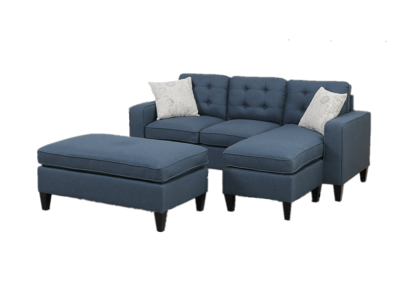 Avalon Sectional Sofa Set - Navy