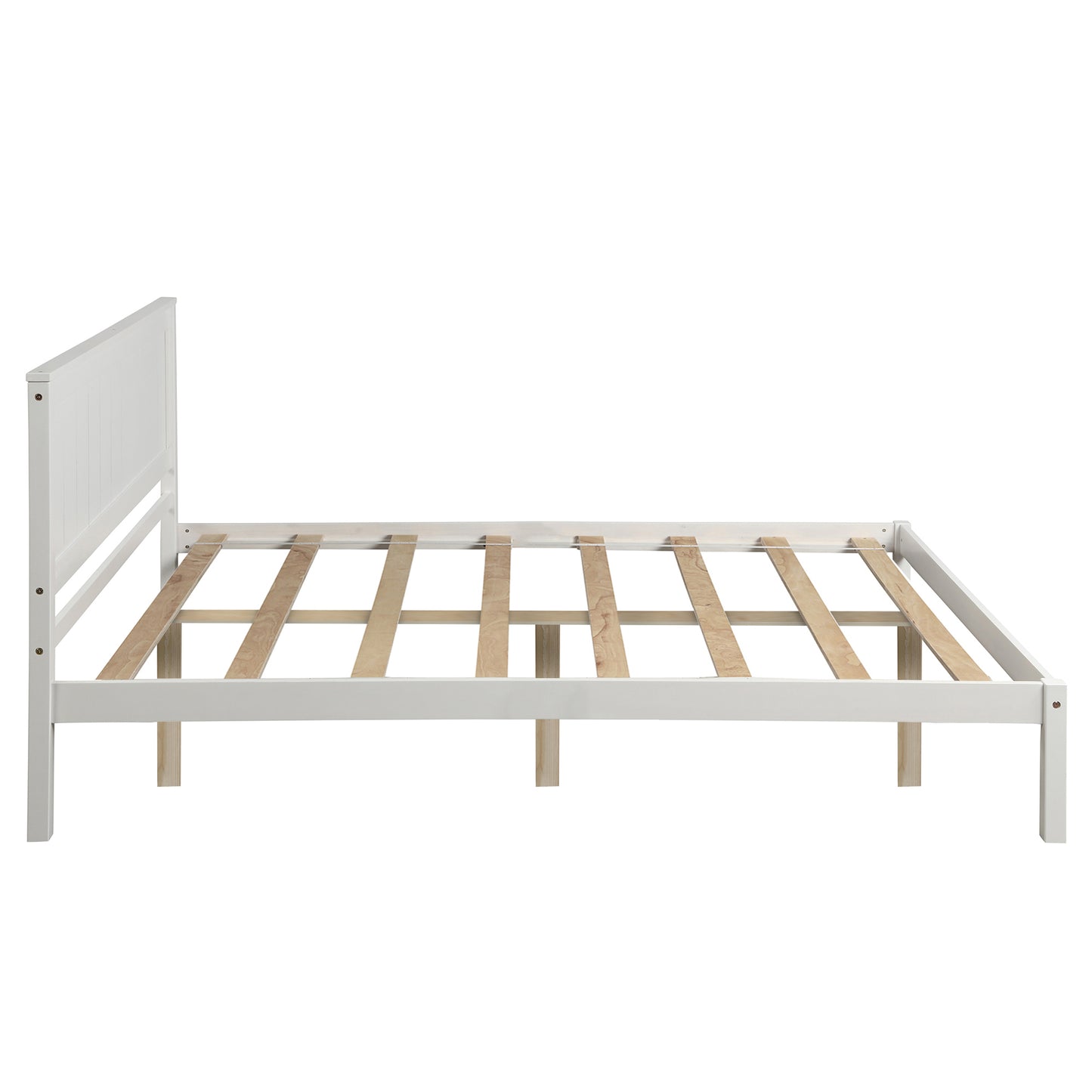 Rhoda Full Size Platform Bed Frame - White