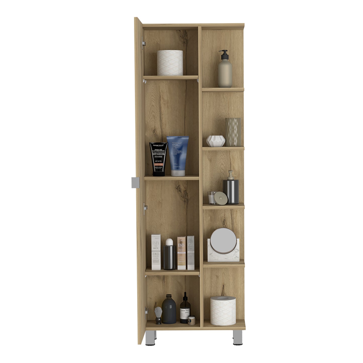 Cio Single Door Cabinet - Light Oak