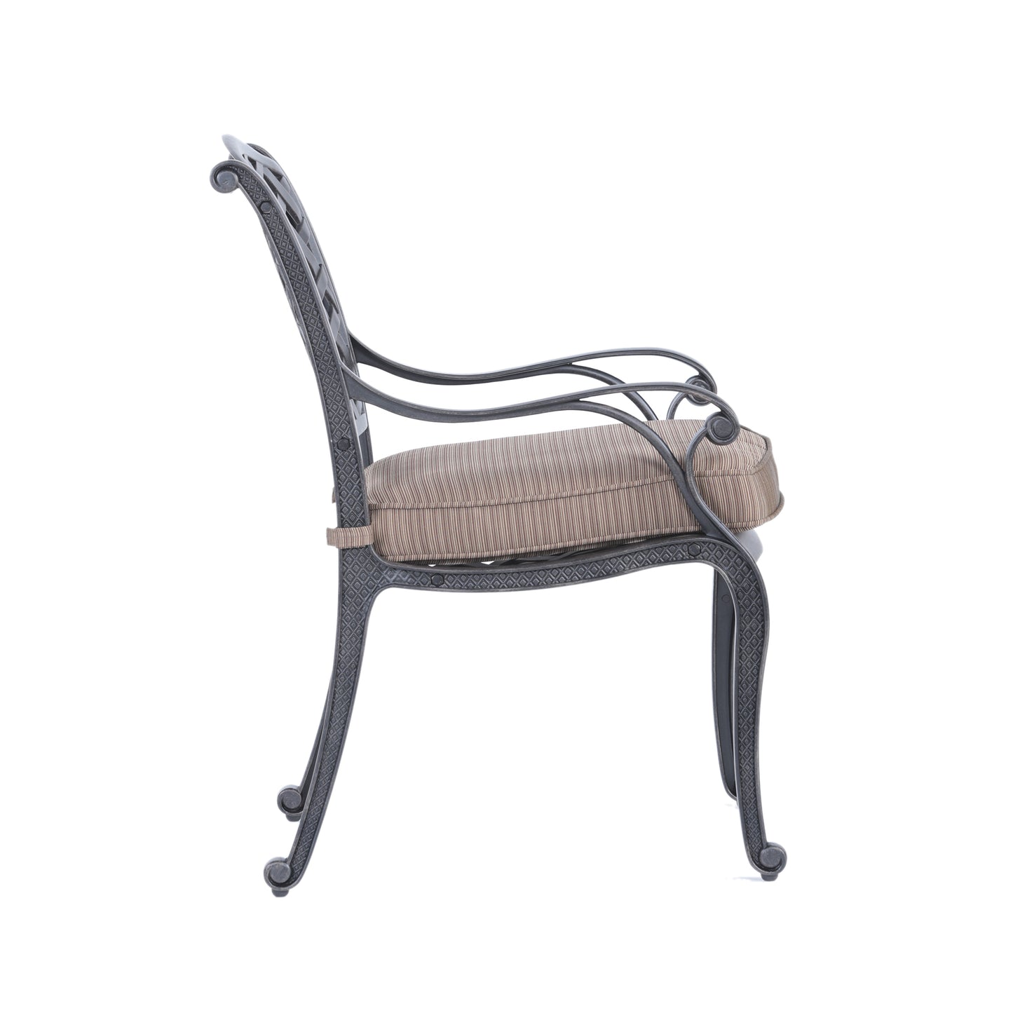 Mico Patio Dining Armchair With Cushion - Brown