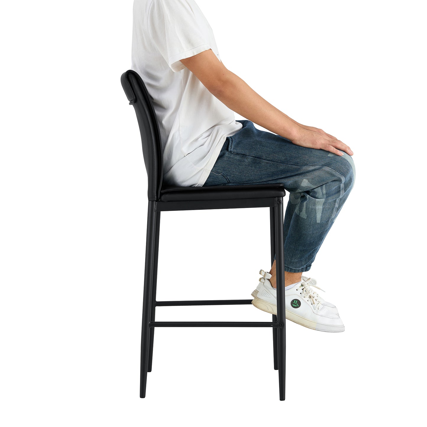 Zen Bar Stool - Black Set of 2