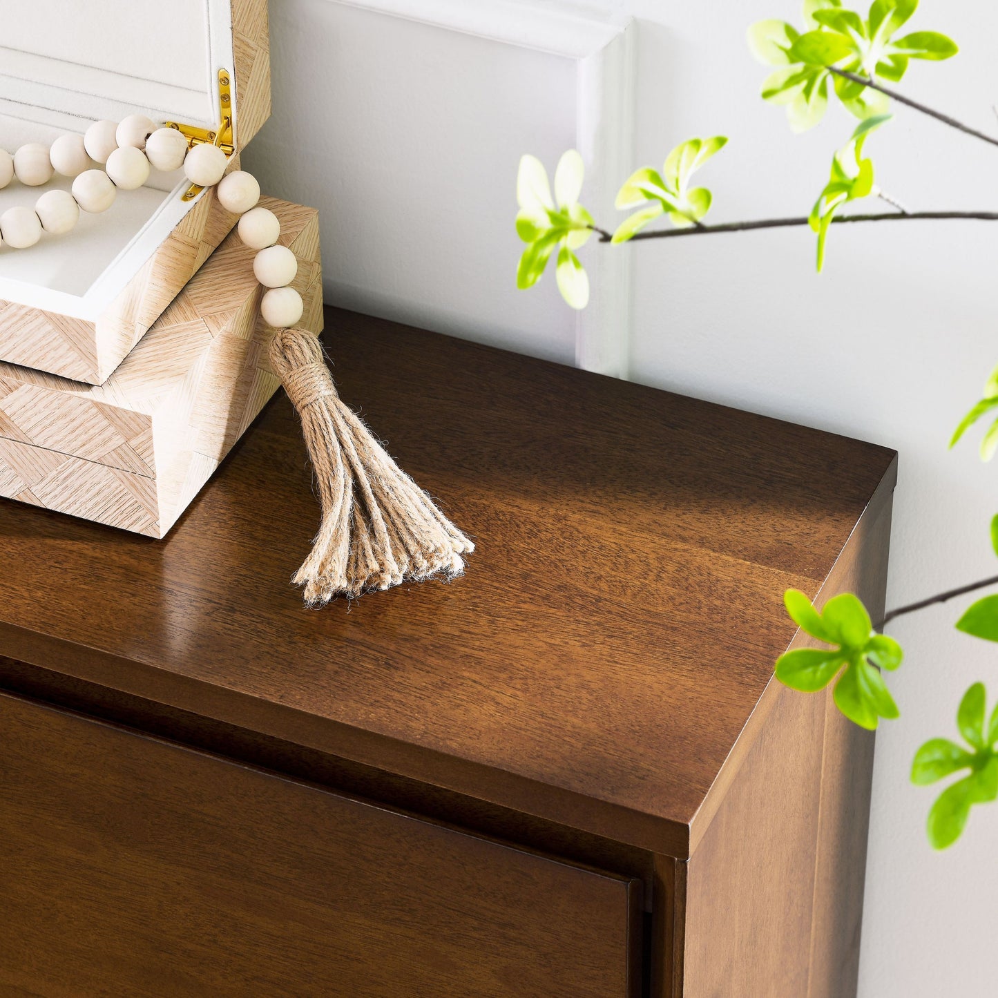 Marion Storage Wooden Cabinet - Walnut