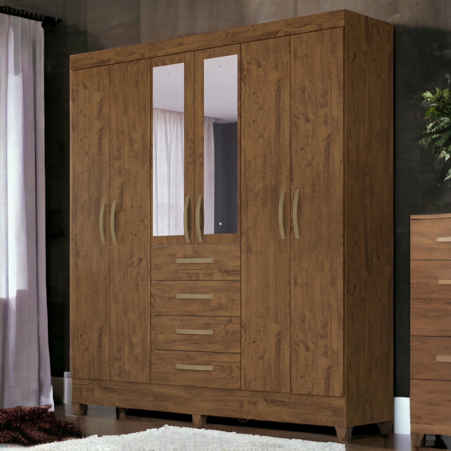 Wardrobe Avai - Brown