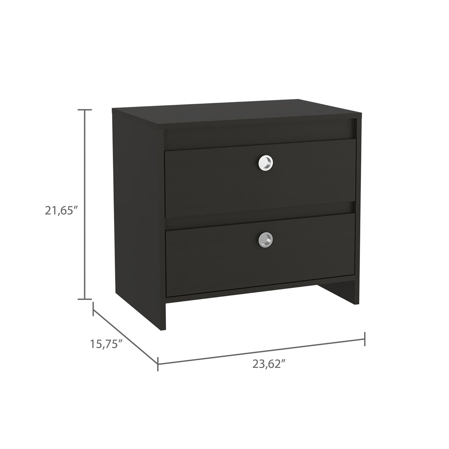 Idaly Nightstand - Black
