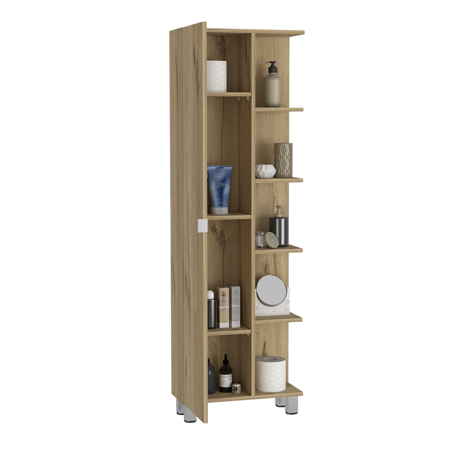 Cio Single Door Cabinet - Light Oak