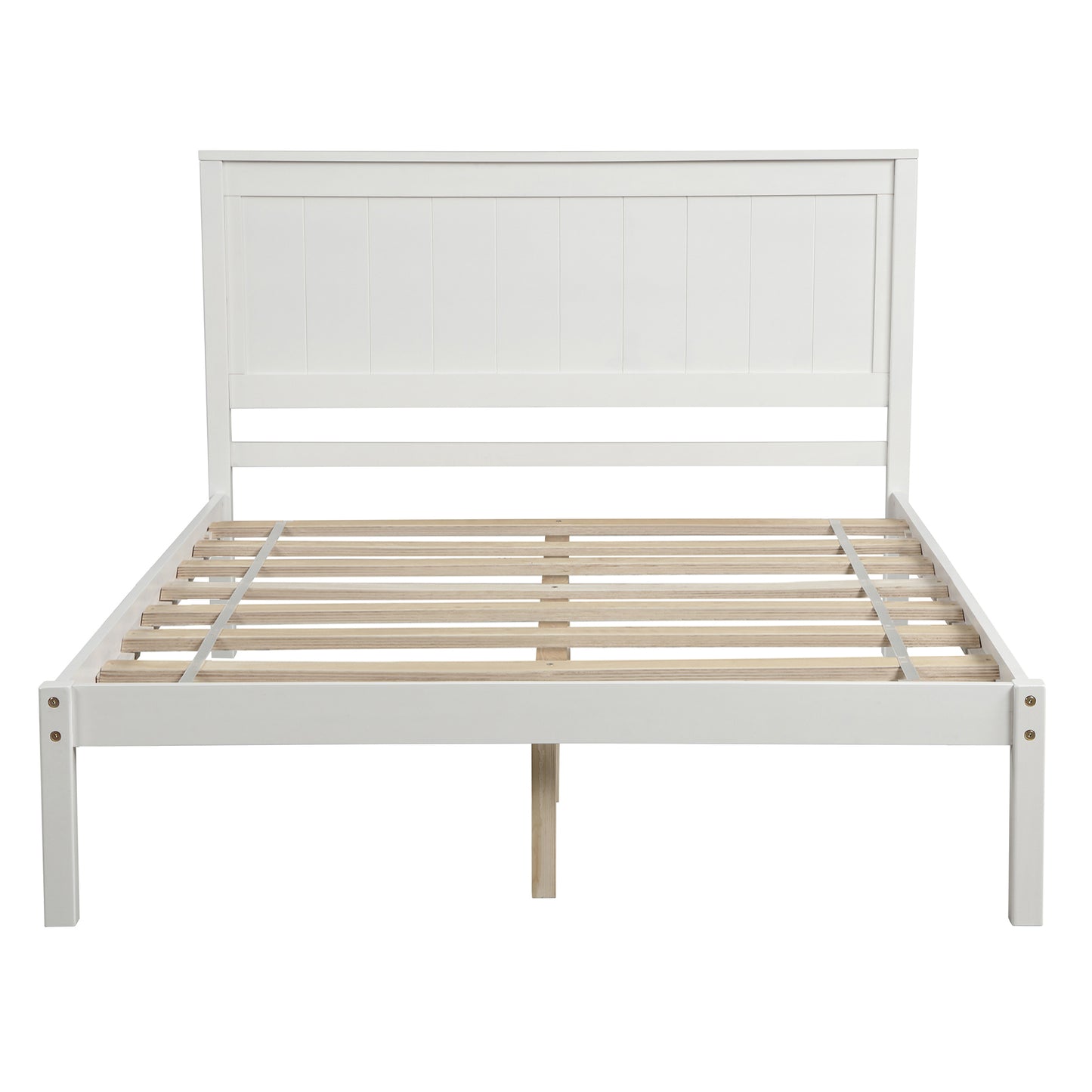 Rhoda Full Size Platform Bed Frame - White