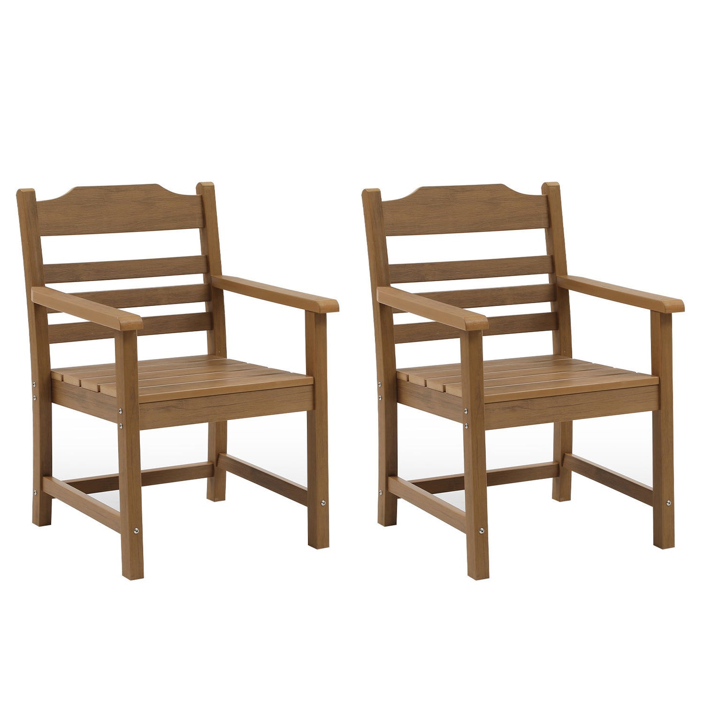 Erna Patio Dining Chair (Set of 2) - Light Teak