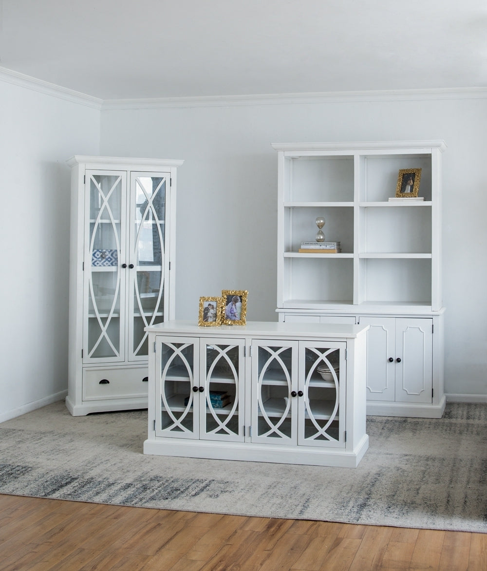Onera Cabinet Credenza - White
