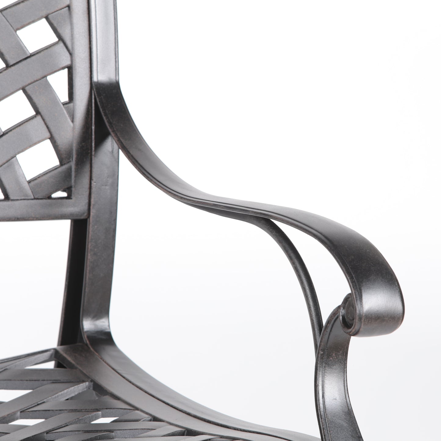 Mico Patio Dining Armchair With Cushion - Brown