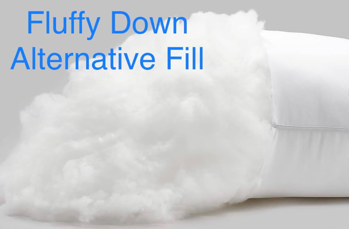 GGW Queen Size Bed Pillows - Set of 2 Medium Density
