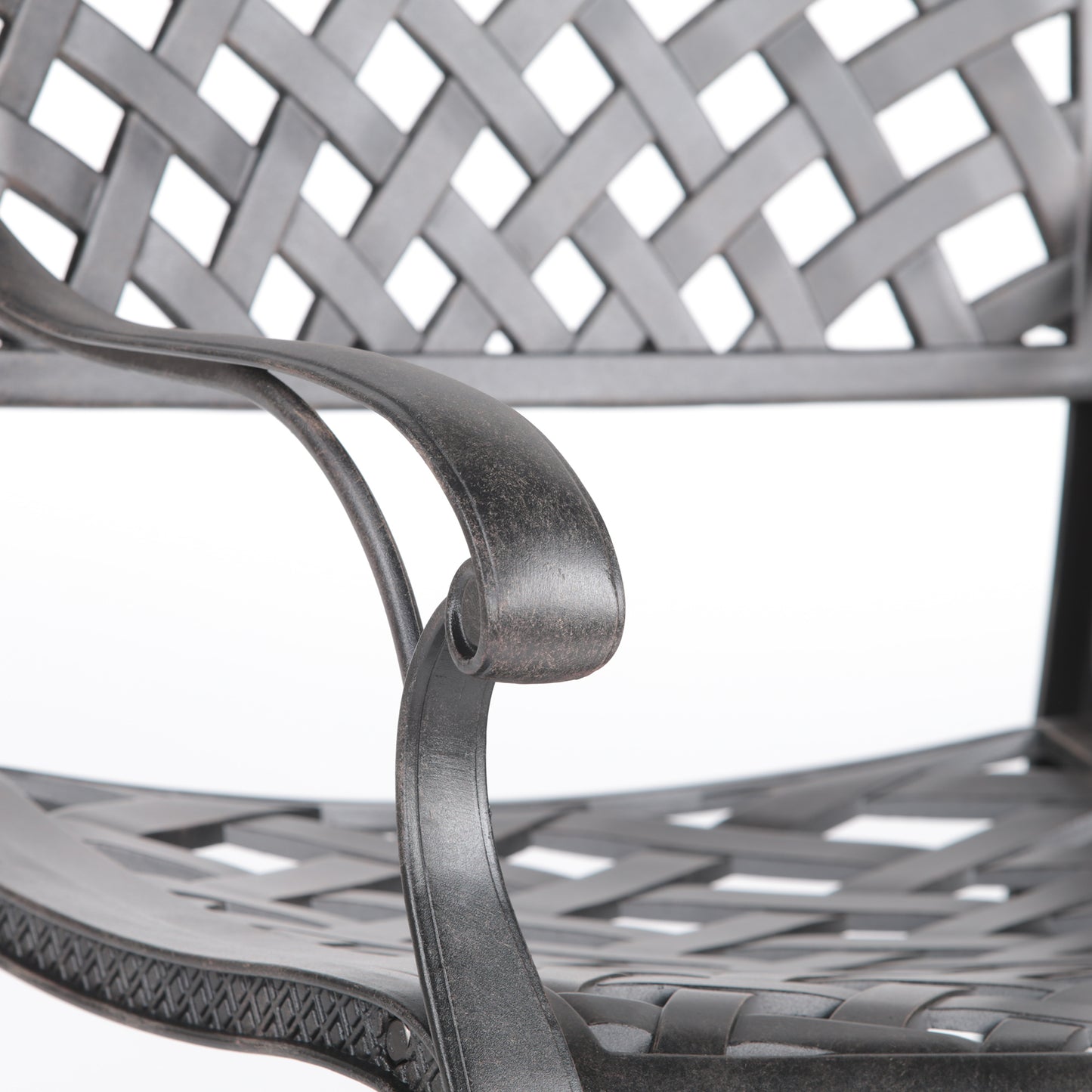 Mico Patio Dining Armchair With Cushion - Brown