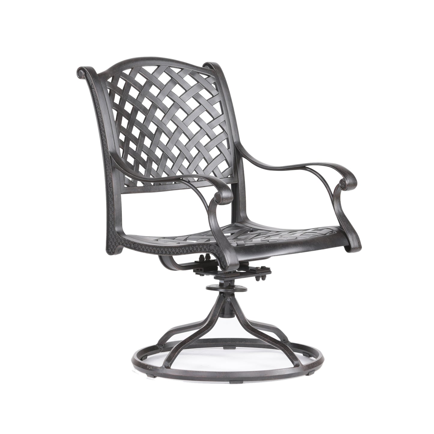 Mico Patio Dining Armchair With Cushion (Set of 2) - Navy Blue
