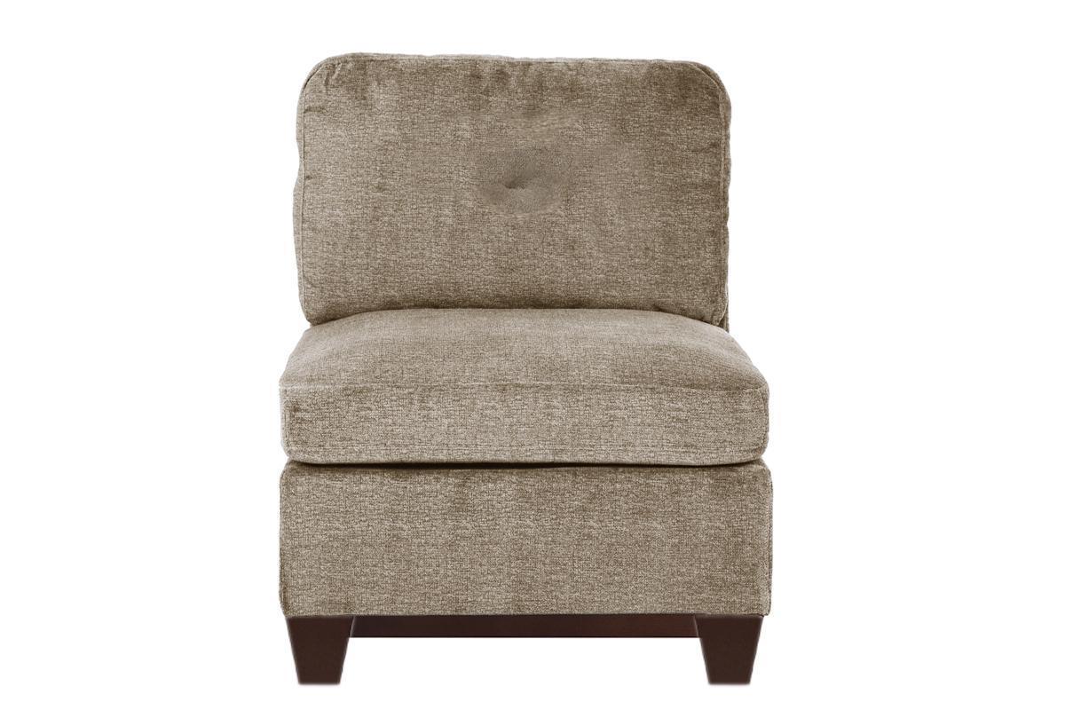 Khal Camel Chenille Fabric Modular Sectional 9pc Set 3x Corner Wedge 4x Armless Chairs and 2x Ottomans