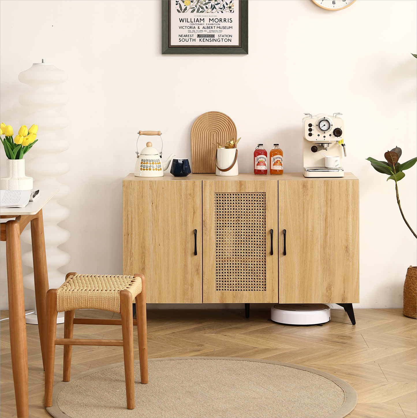 Alivia 3- RattanDoor Sideboard Buffet