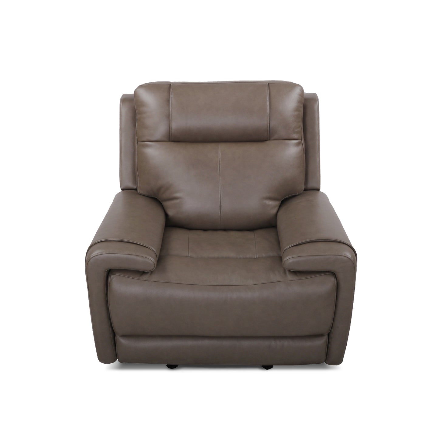 Zarno Genuine Leather Power Recliner - Tan