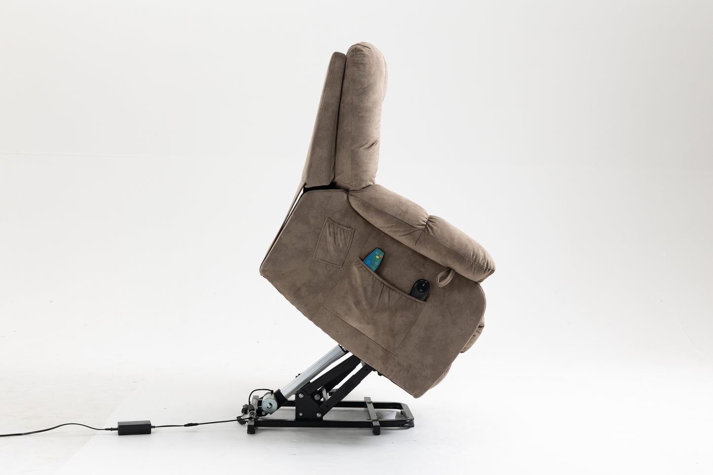 Kiara Recliners Lift Chair - Beige+Brown