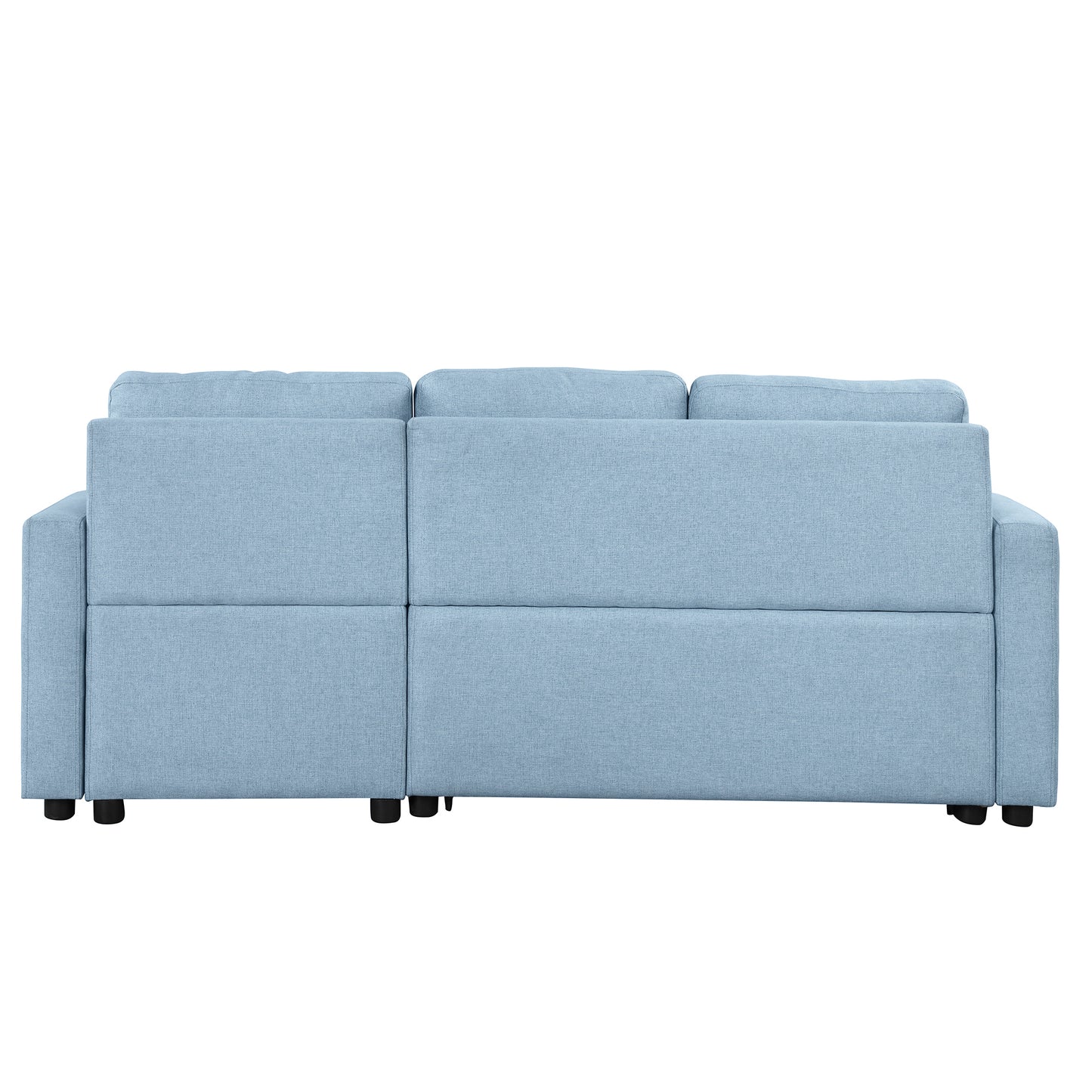 Oris Padded Pull Out Sofa Bed - Blue