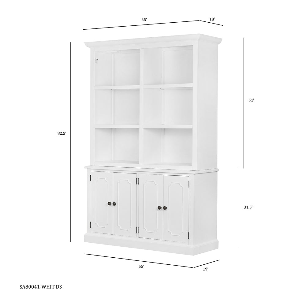 Onera Cabinet Credenza - White