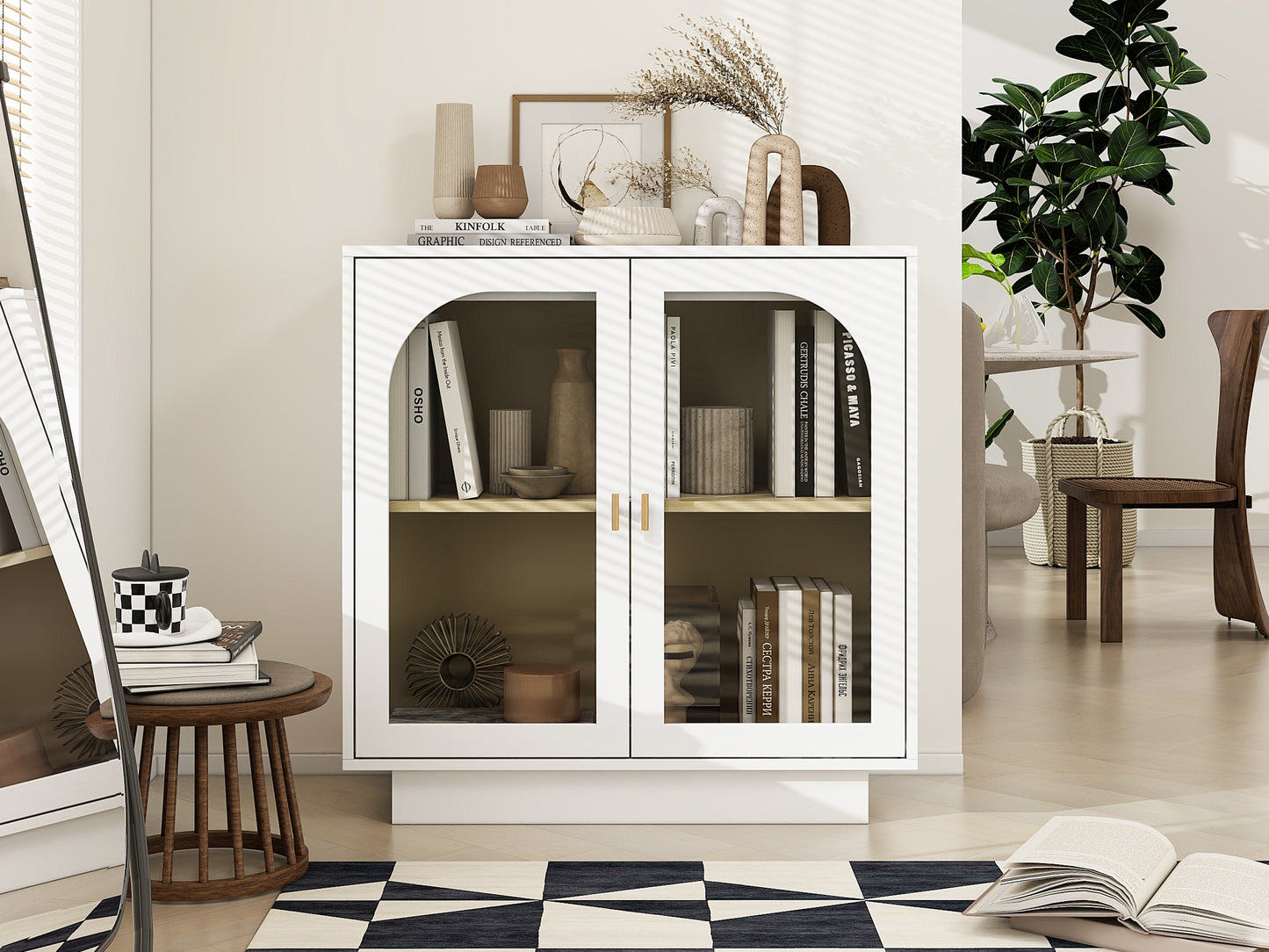 Parker Storage Cabinet - White
