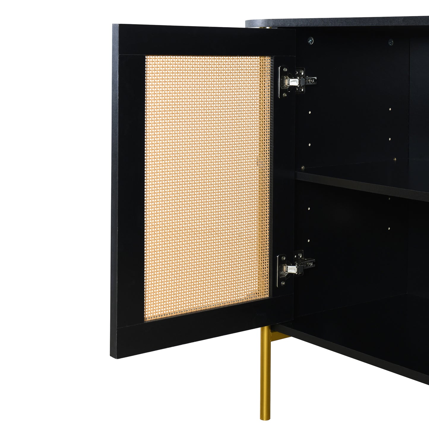 Amari 2- Rattan Door - Black