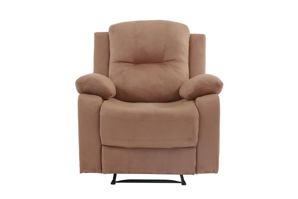 Freda Microfiber Motion Recliner - Peat