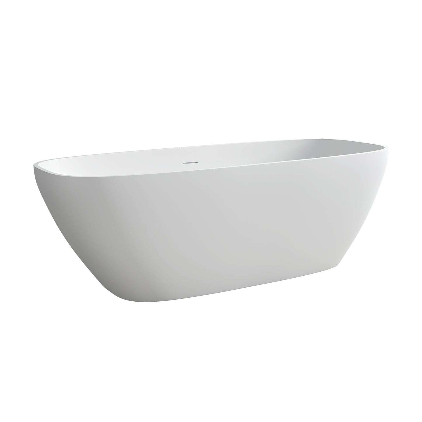 Laura 67" Solid Surface Bathtub - White