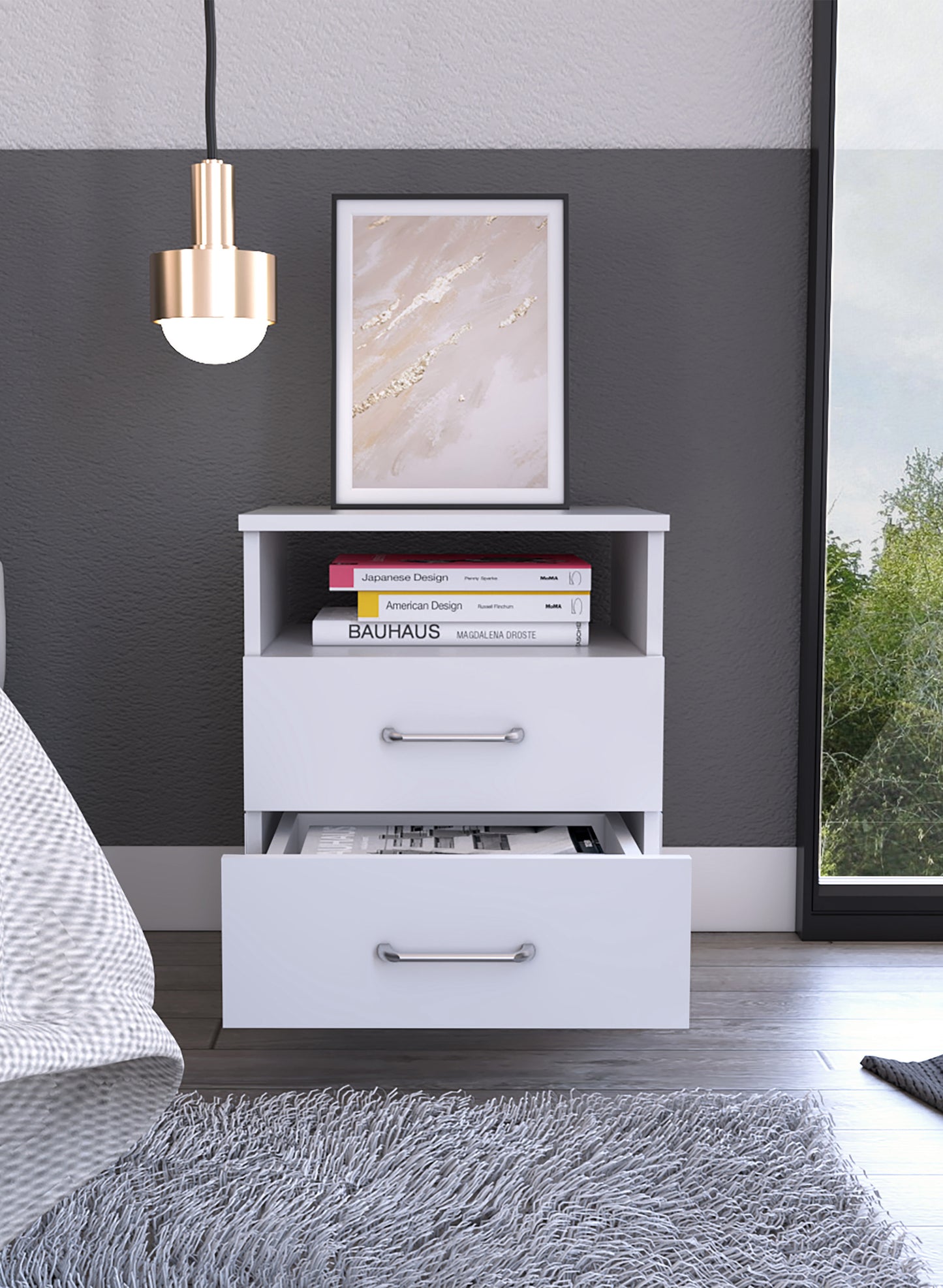 Brookeline 2-Drawer Nightstand - White